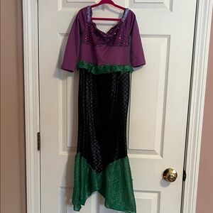 Source Unknown Purple and Green Kids Costume